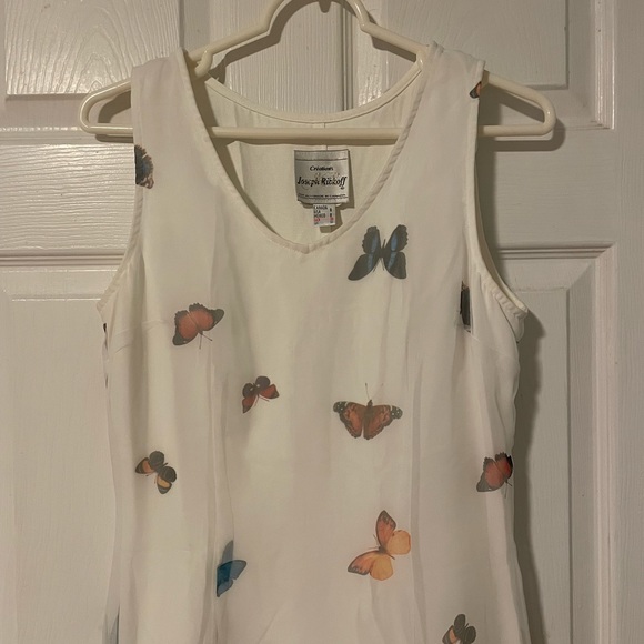 Vintage Joseph Ribkoff asymmetrical butterfly dress - Picture 2 of 7